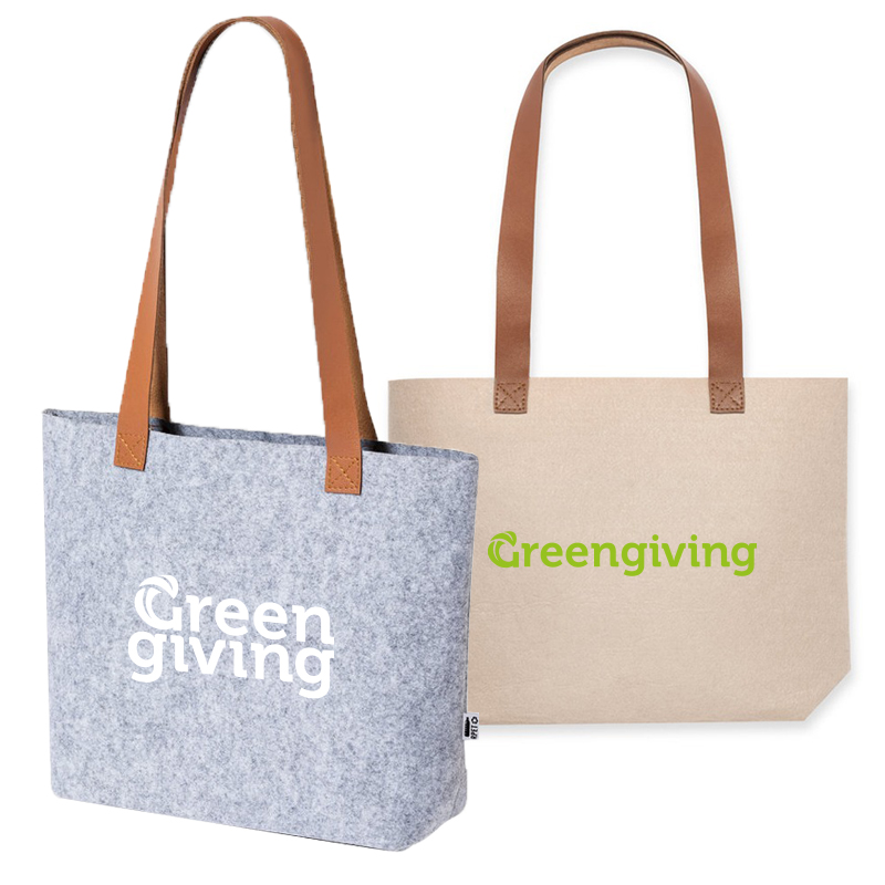 Bag RPET felt | Eco promotional gift